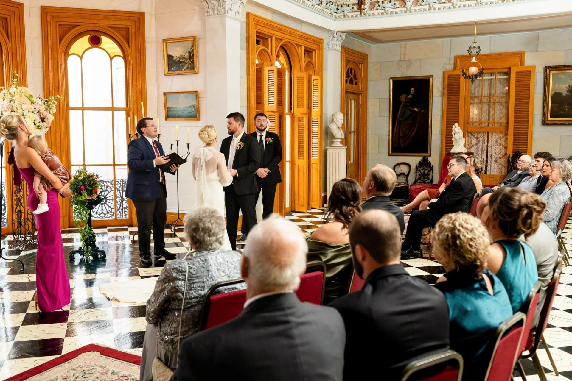 Belmont Mansion elopement photo 45