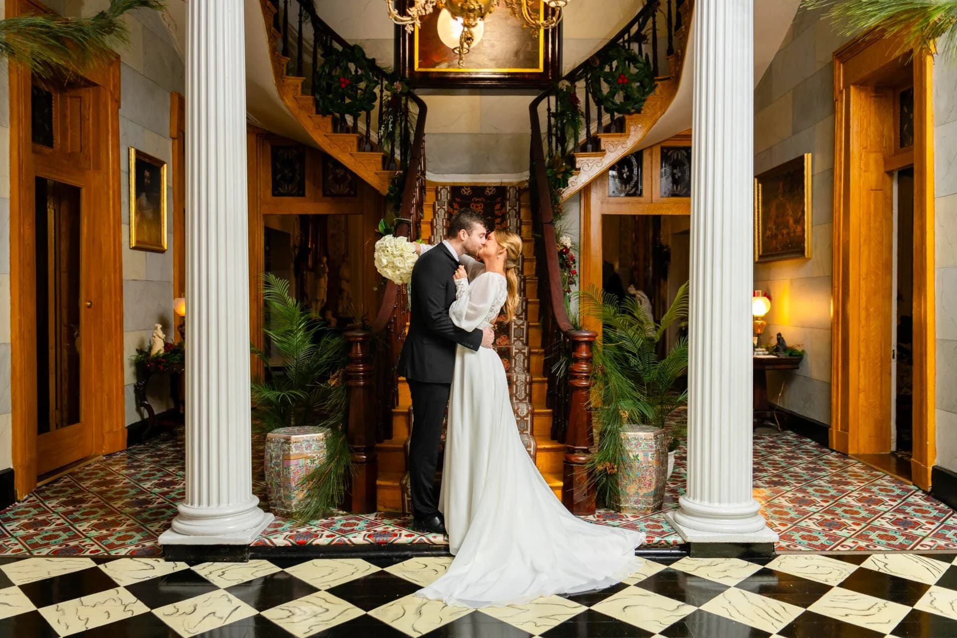 Belmont Mansion elopement photo 24