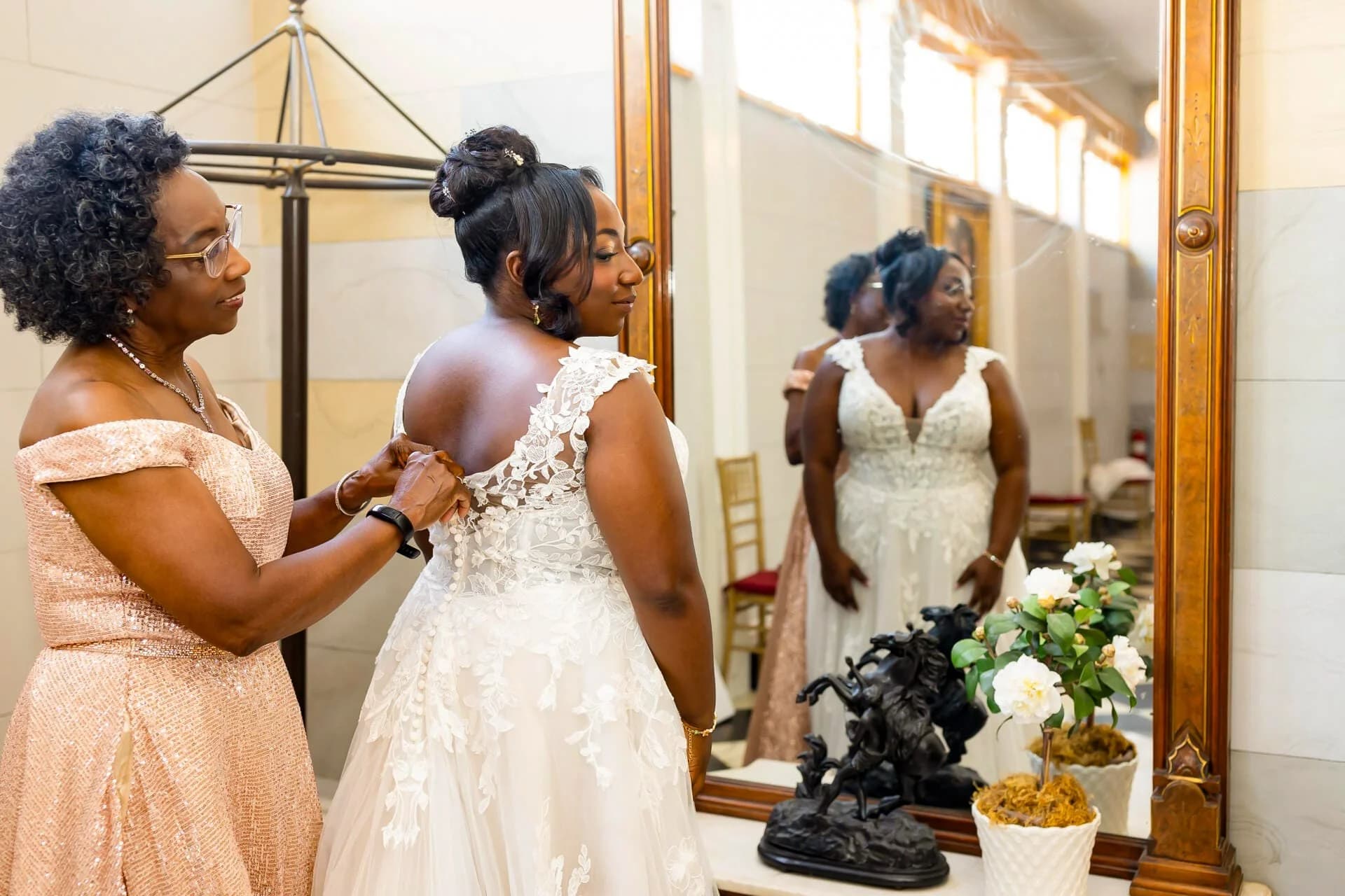 Belmont Mansion elopement photo 1