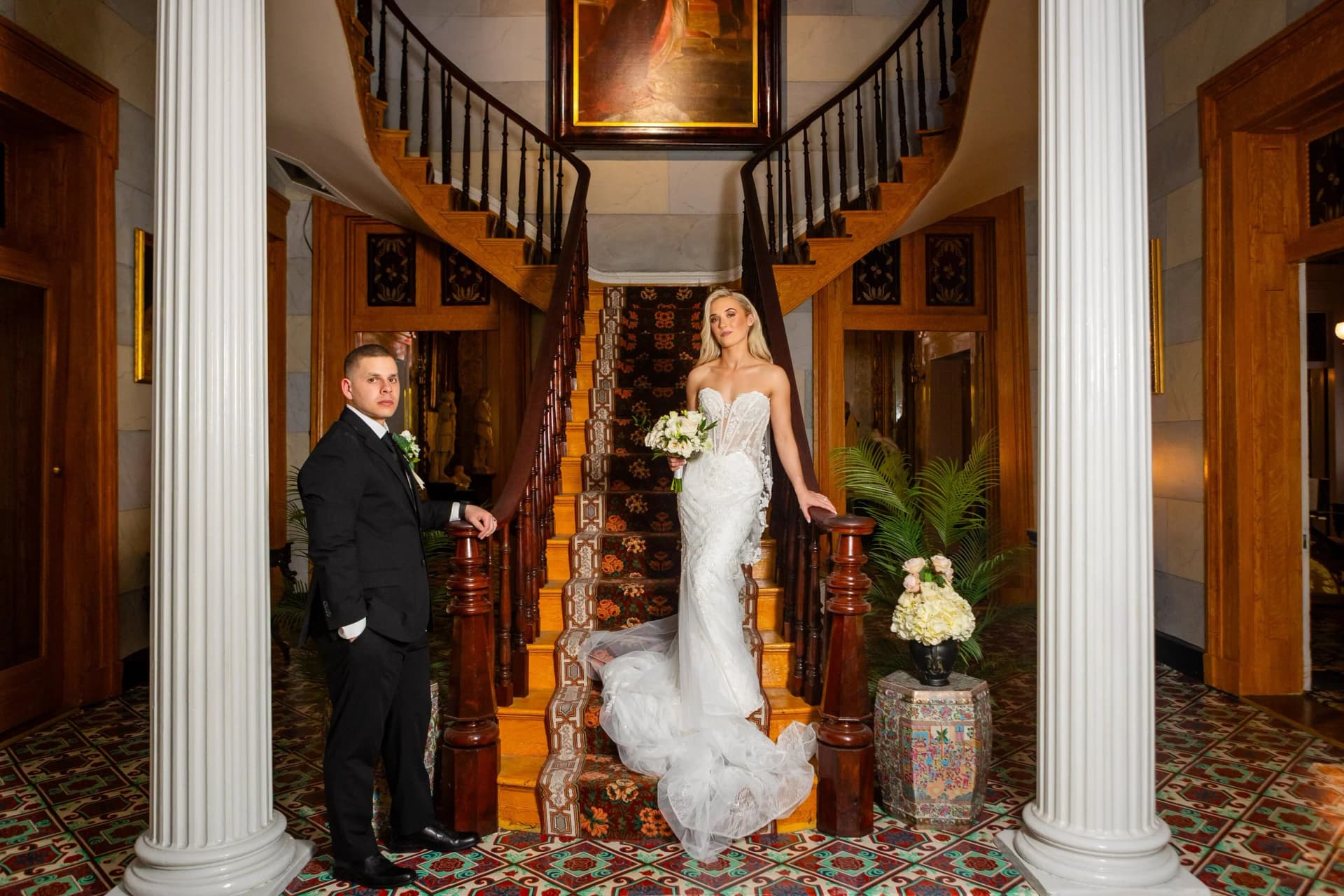Belmont Mansion elopement photo 37