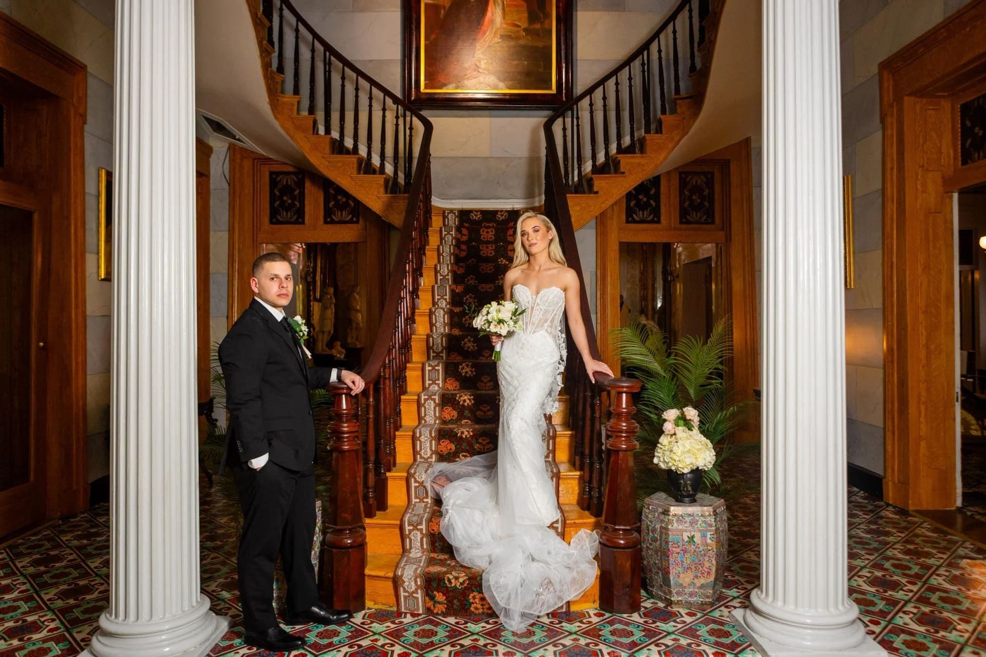 Belmont Mansion elopement photo 14