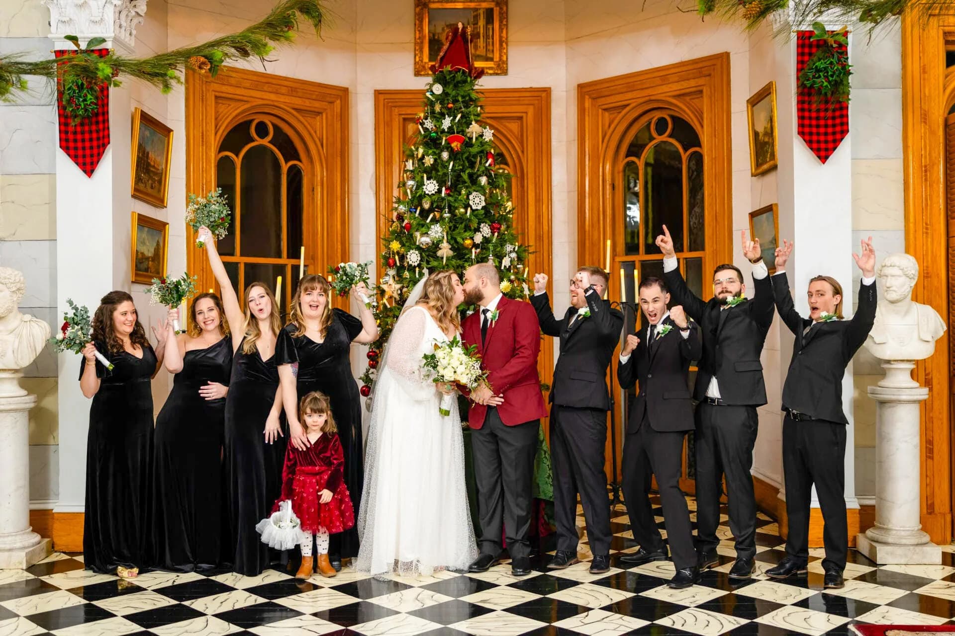 Belmont Mansion elopement photo 11