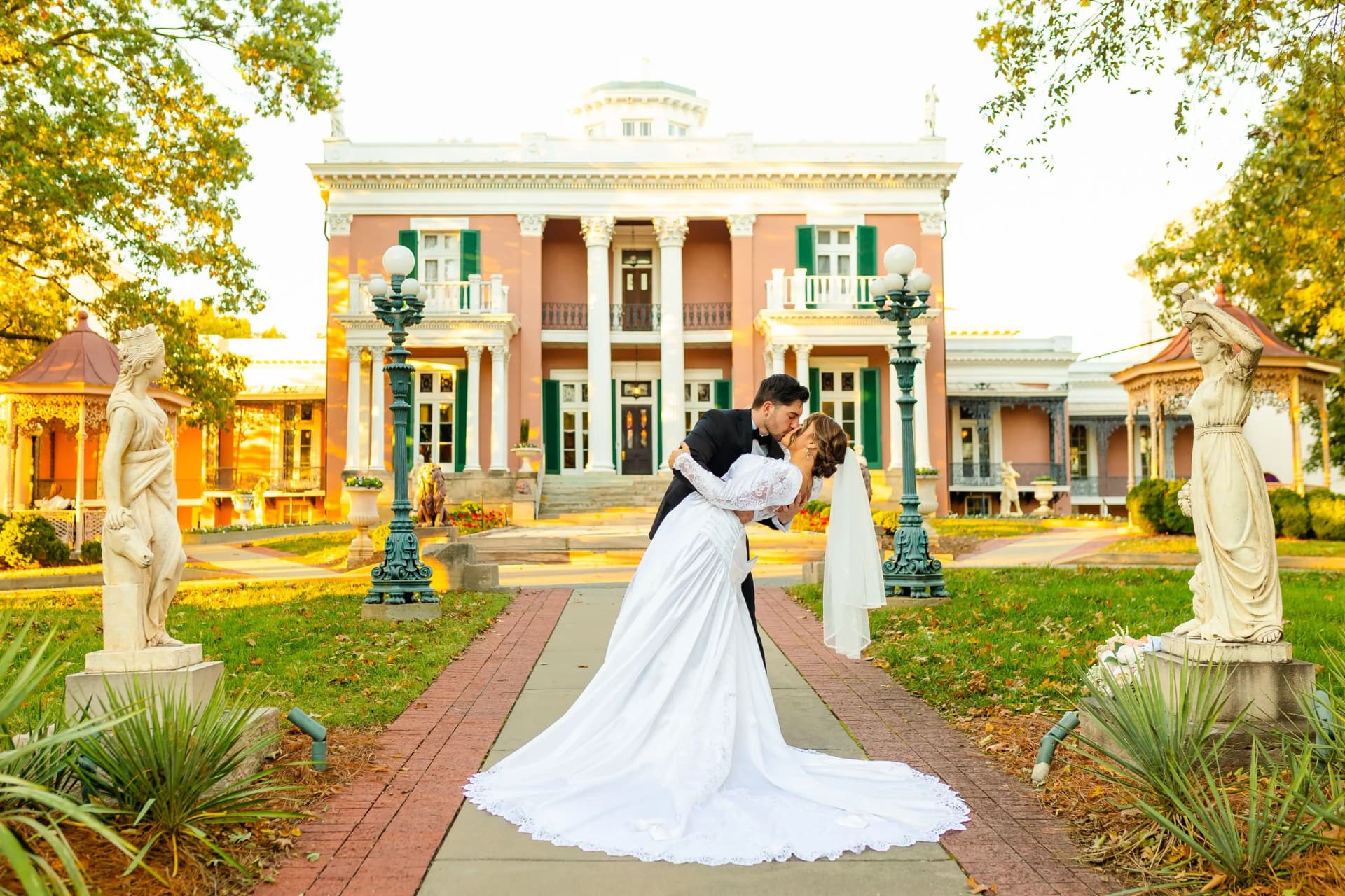 Belmont Mansion elopement photo 12
