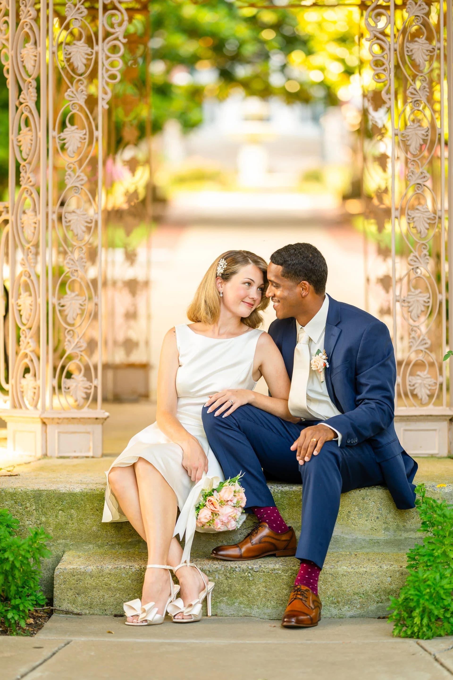 Belmont Mansion elopement photo 16