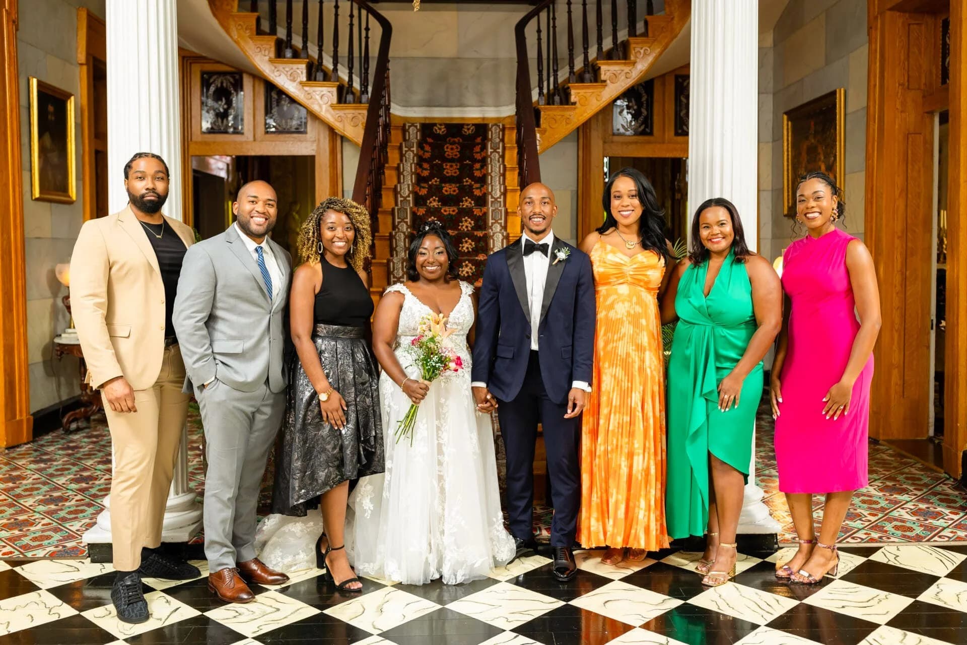 Belmont Mansion elopement photo 13