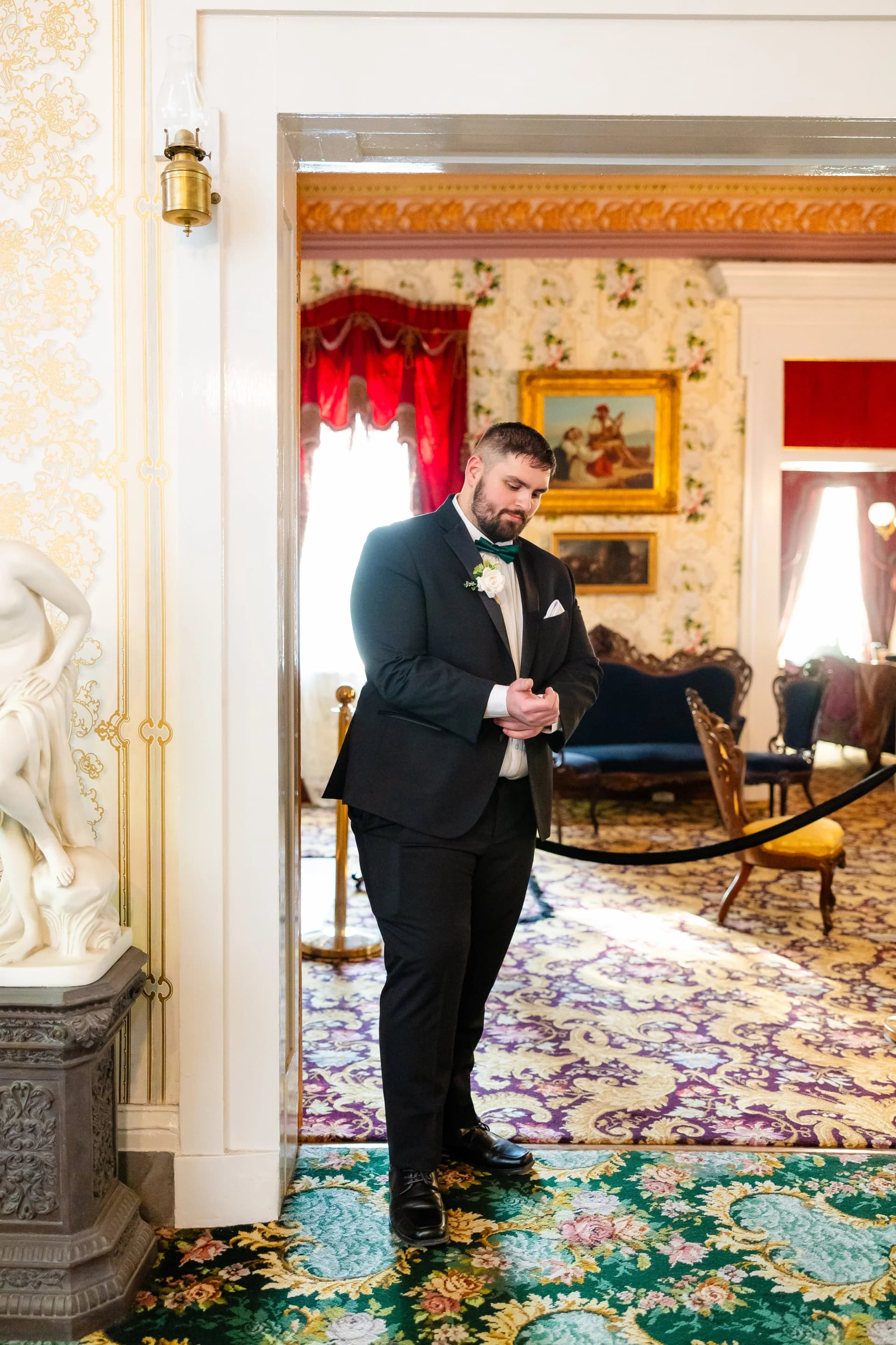 Belmont Mansion elopement photo 22