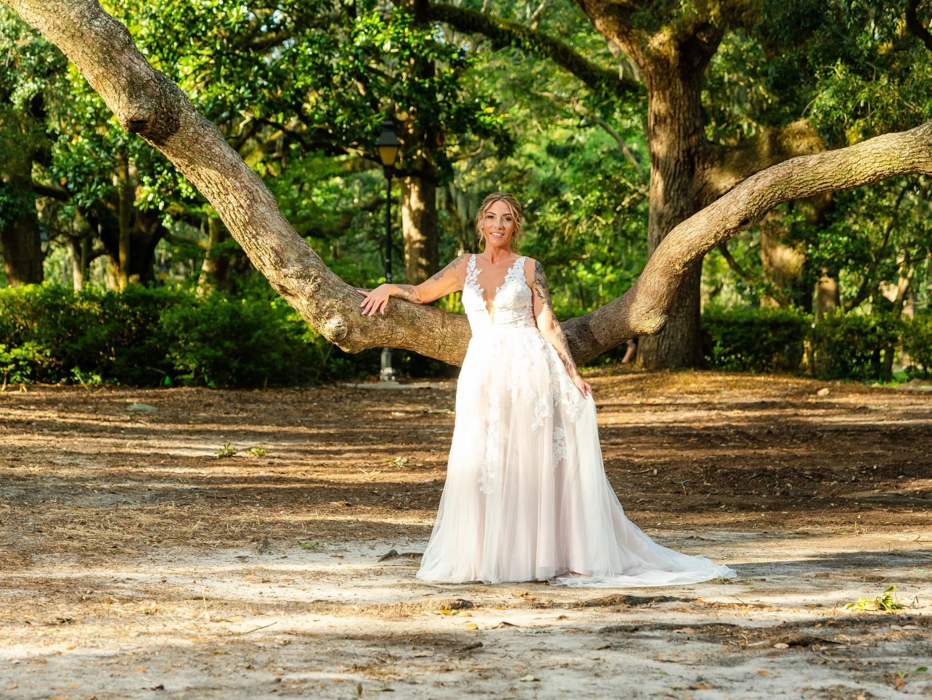 Forsyth Park elopement photo 2