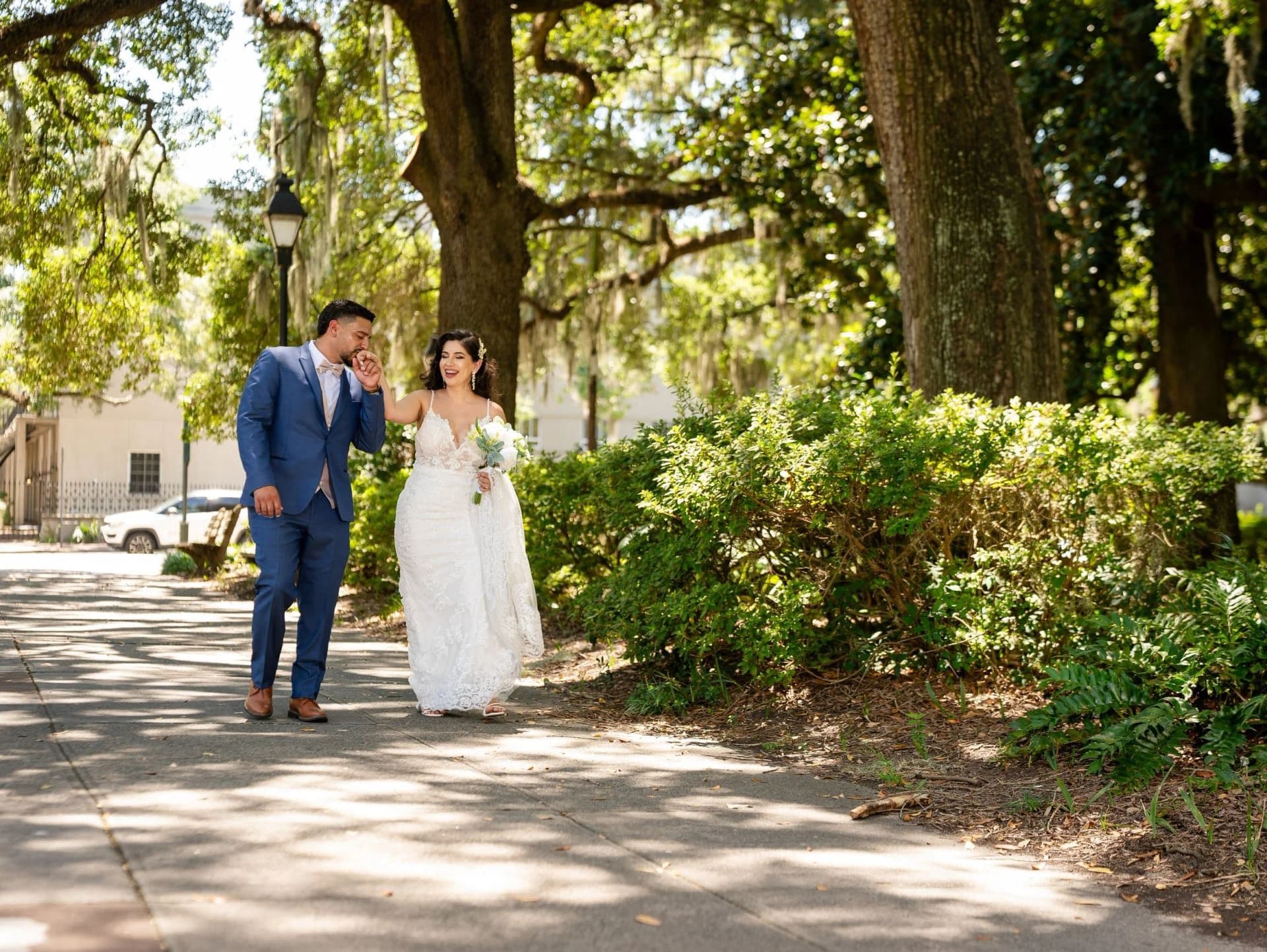 Forsyth Park elopement photo 11