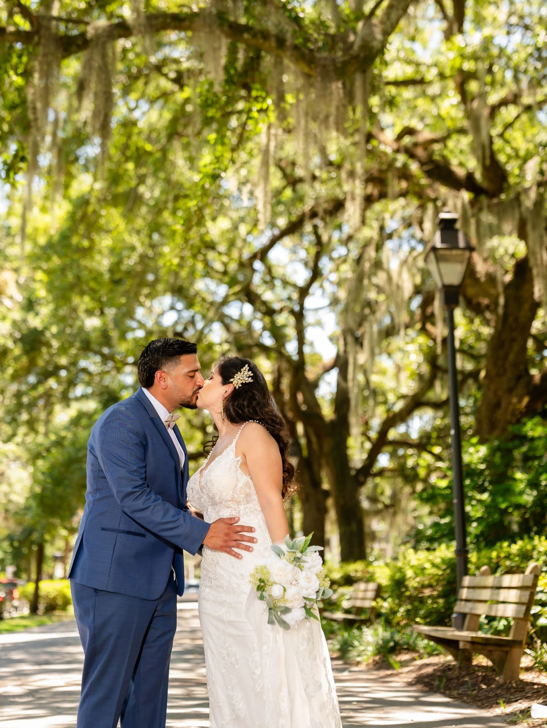Forsyth Park elopement photo 13