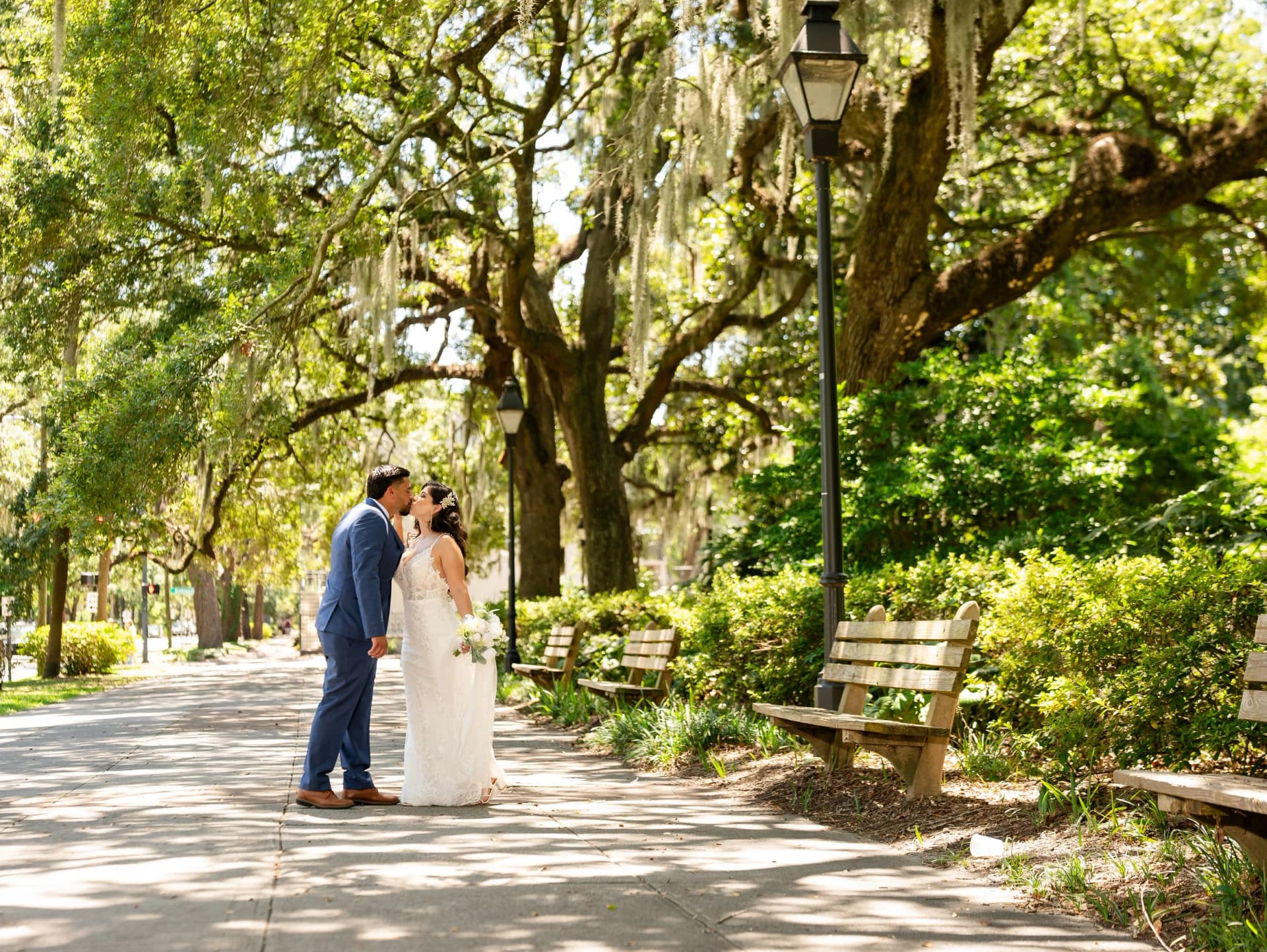 Forsyth Park elopement photo 13