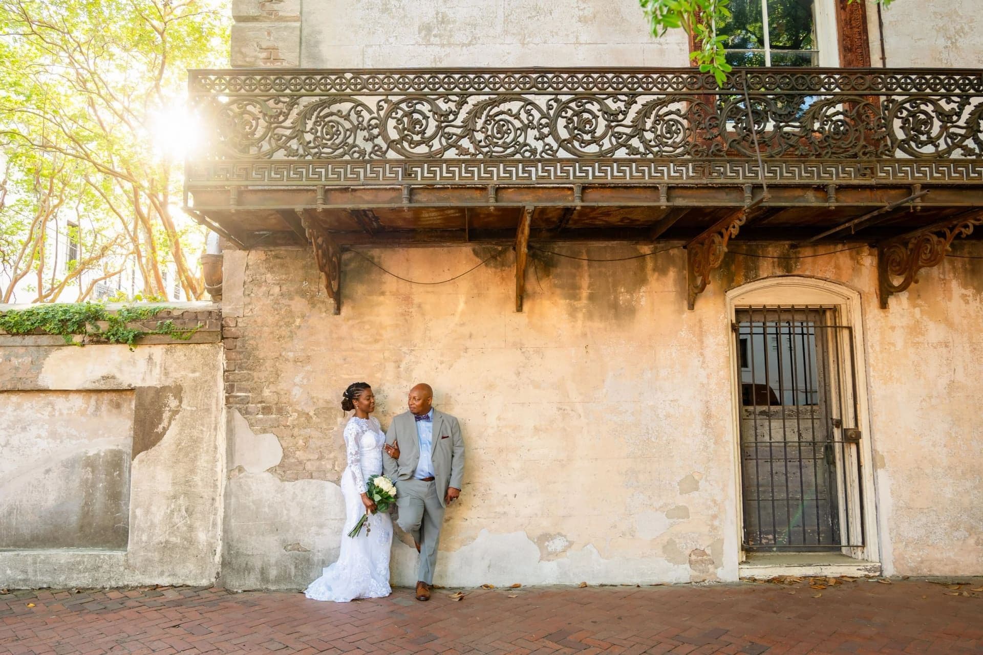 Forsyth Park elopement photo 8