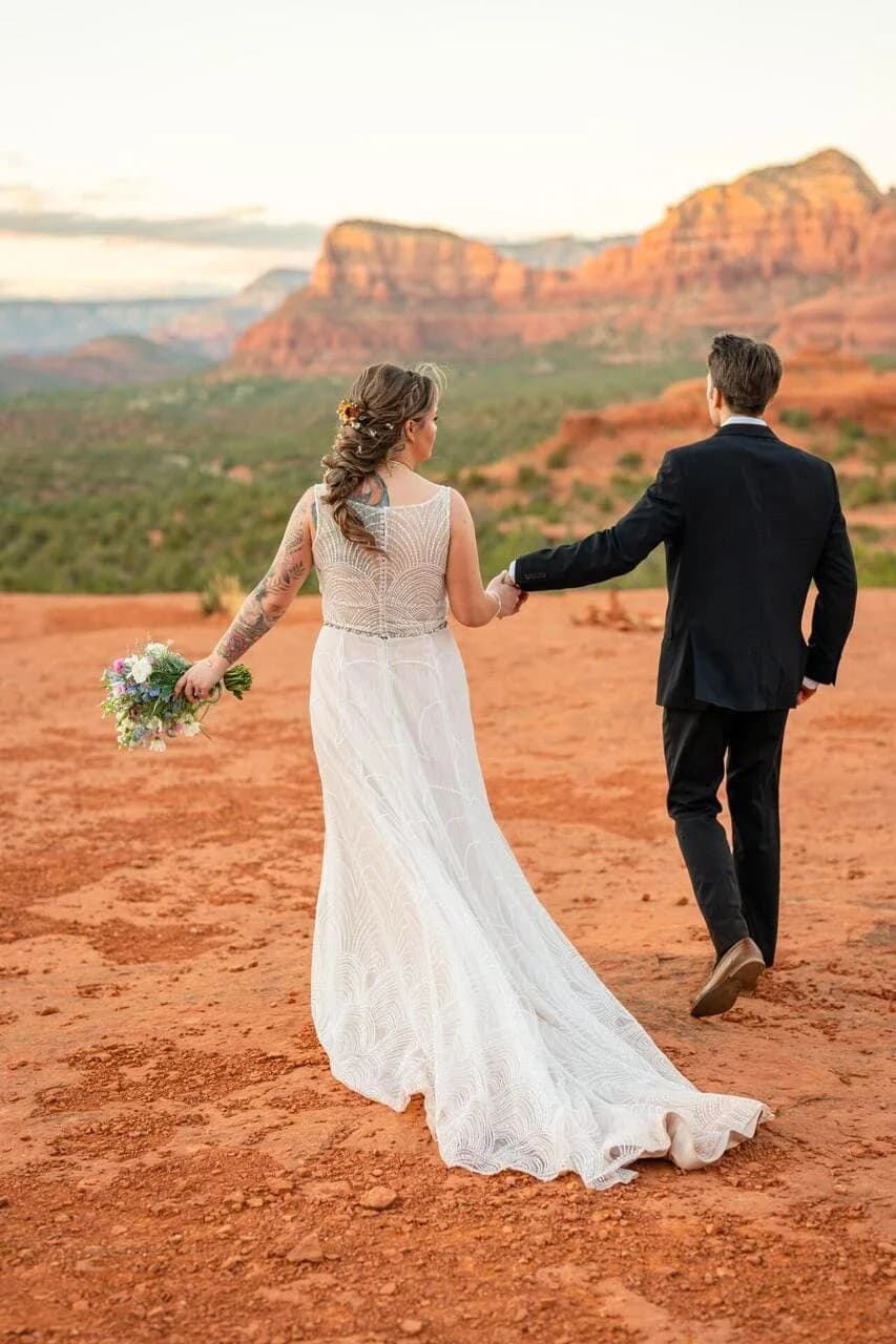 Baby Bell Rock elopement photo 13