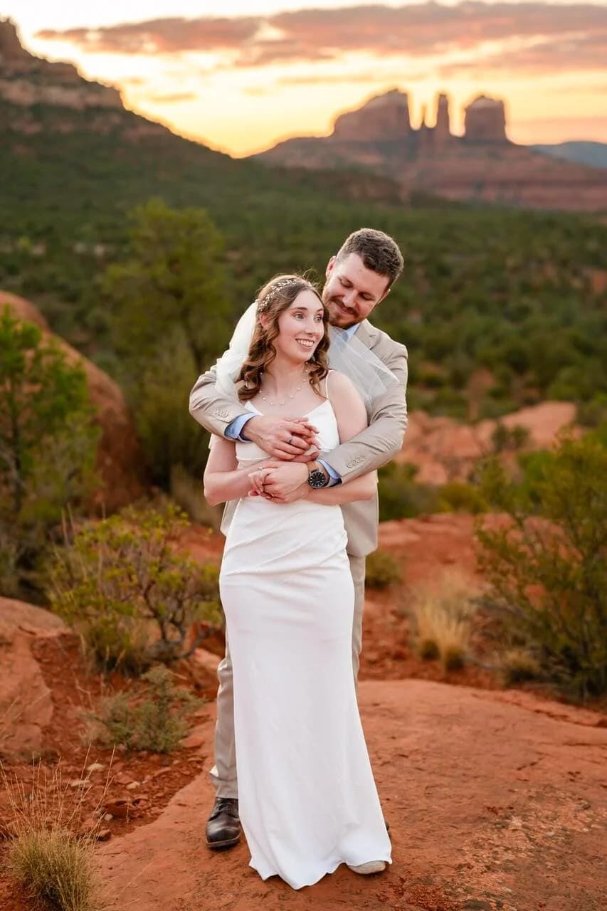 Baby Bell Rock elopement photo 12