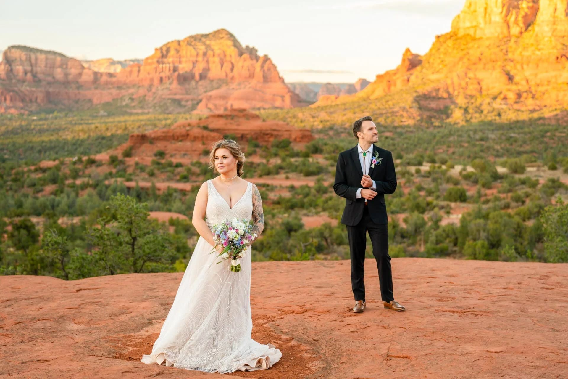 Baby Bell Rock elopement photo 10