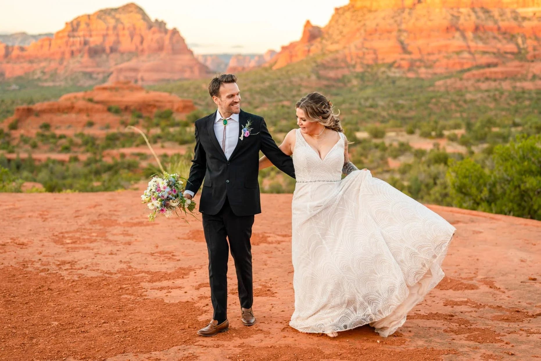 Baby Bell Rock elopement photo 16
