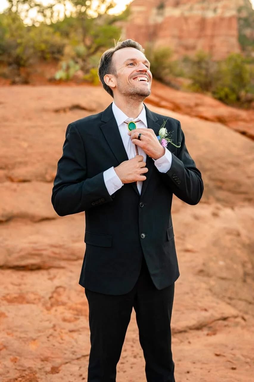 Baby Bell Rock elopement photo 17