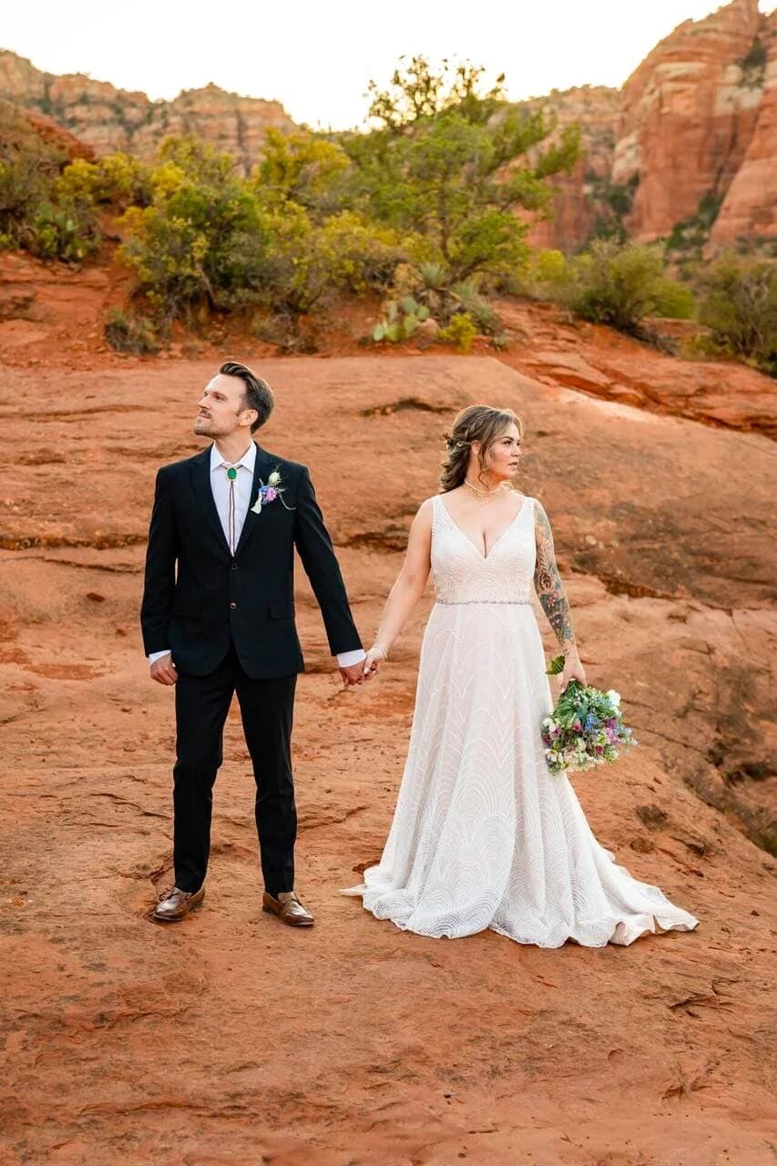 Baby Bell Rock elopement photo 22