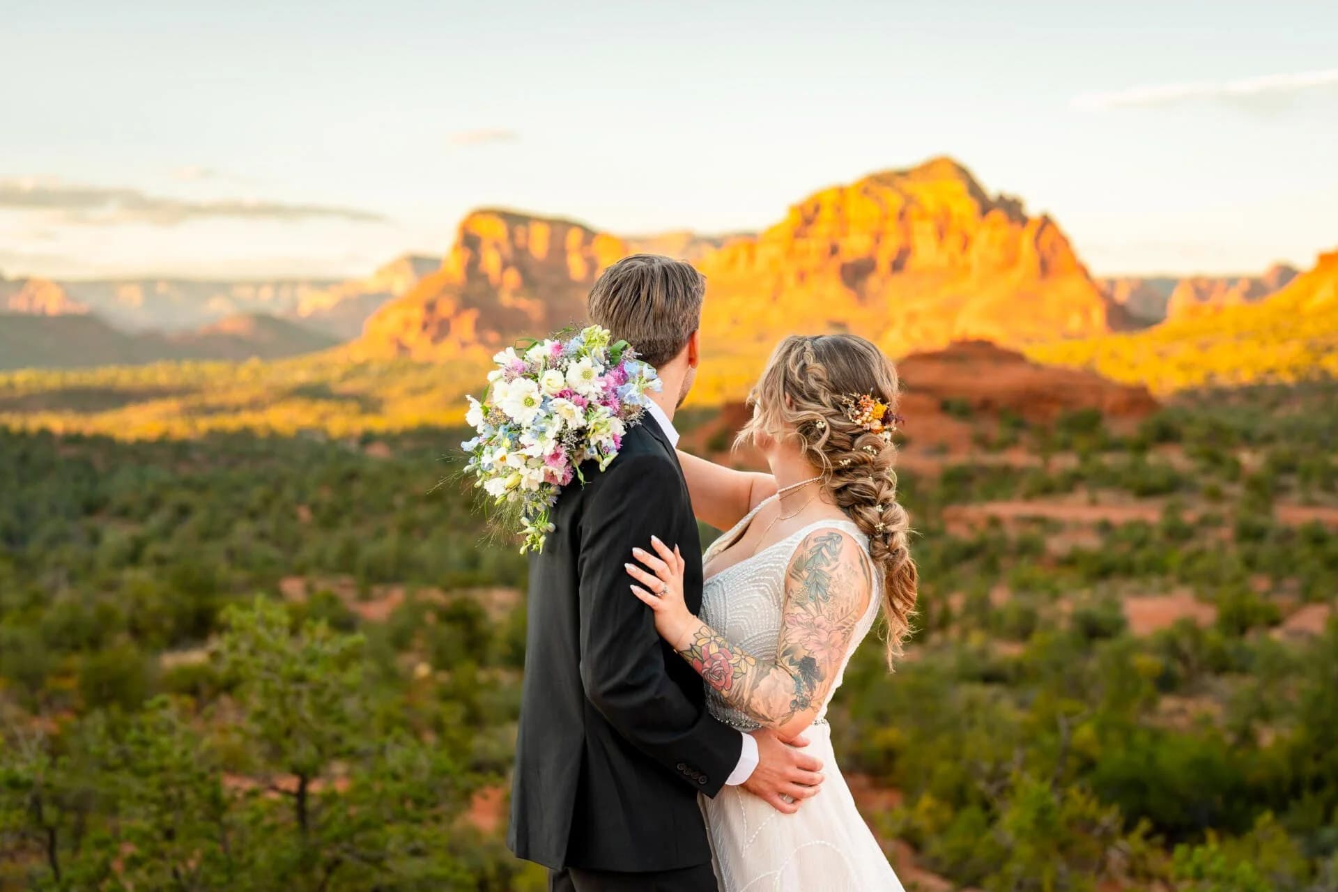Baby Bell Rock elopement photo 13