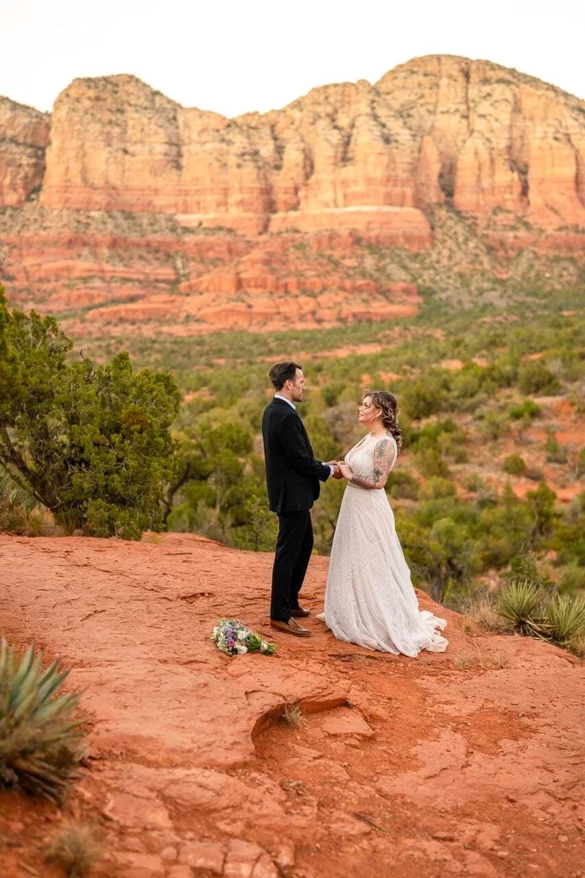 Baby Bell Rock elopement photo 2