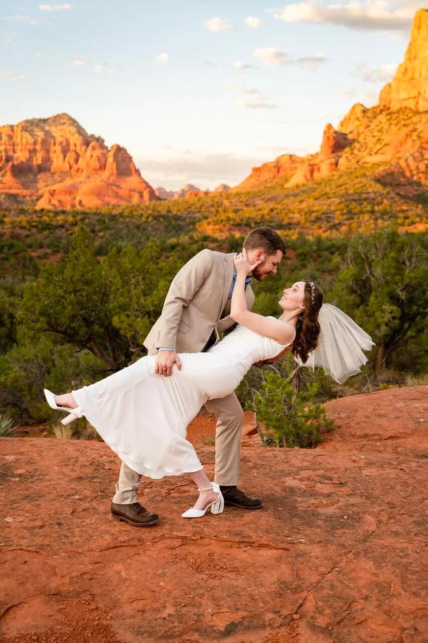 Baby Bell Rock elopement photo 7
