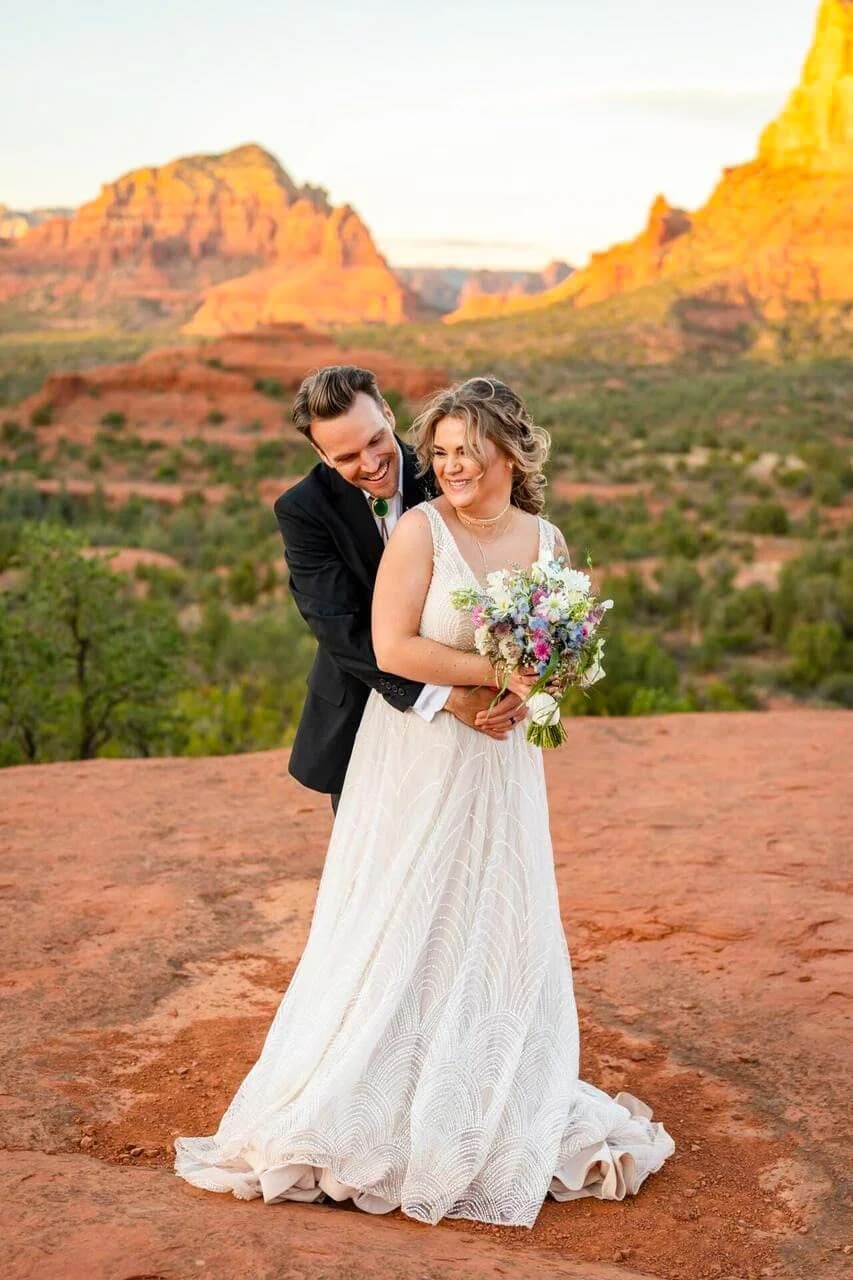 Baby Bell Rock elopement photo 2