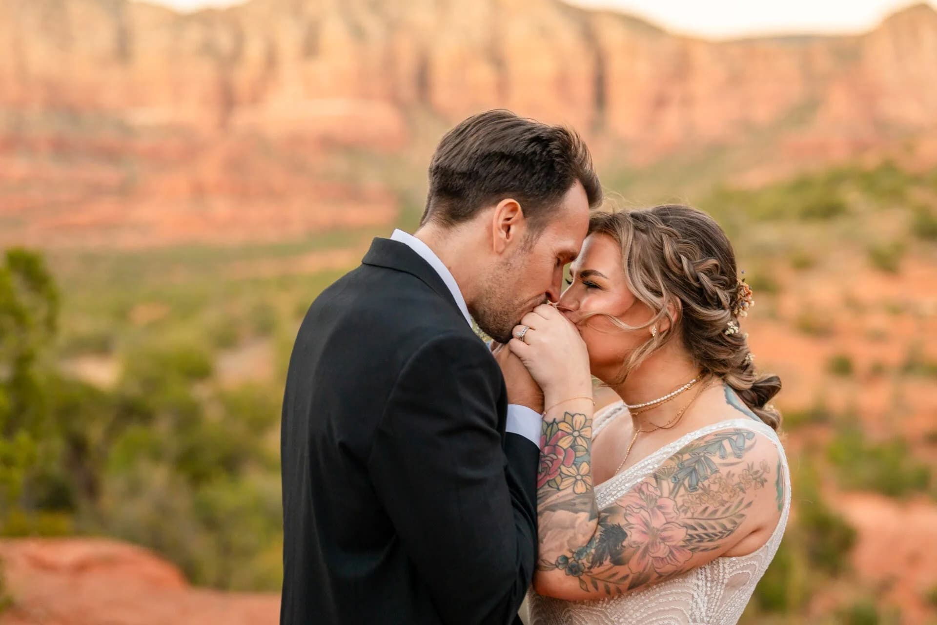 Baby Bell Rock elopement photo 9