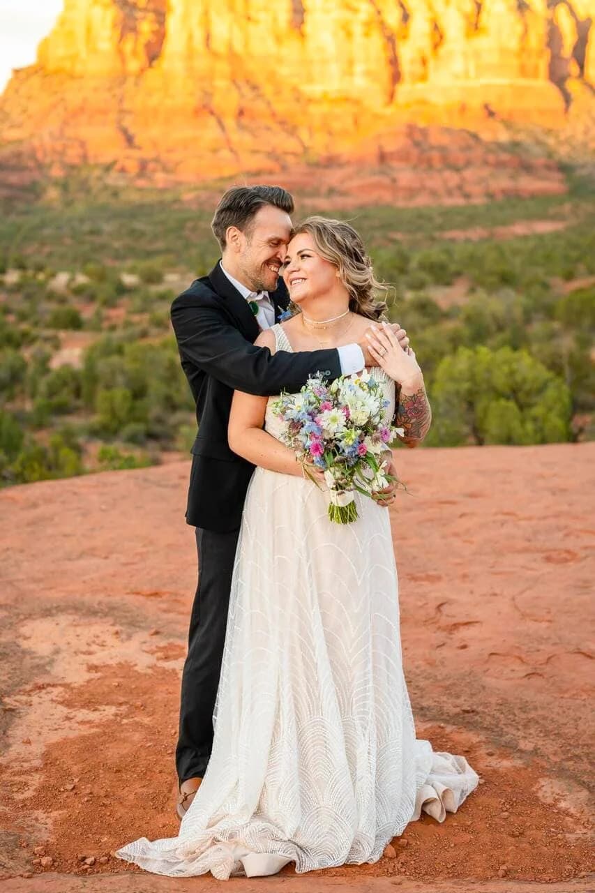 Baby Bell Rock elopement photo 11