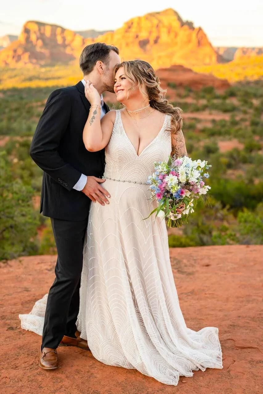 Baby Bell Rock elopement photo 15