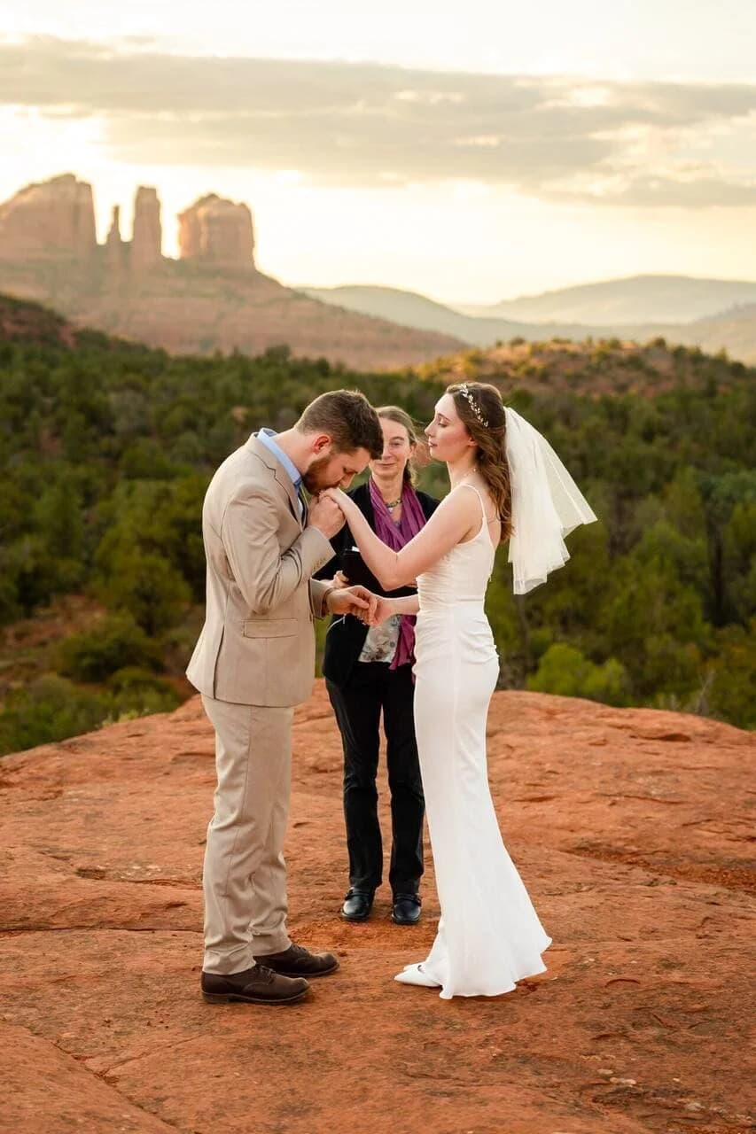 Baby Bell Rock elopement photo 11