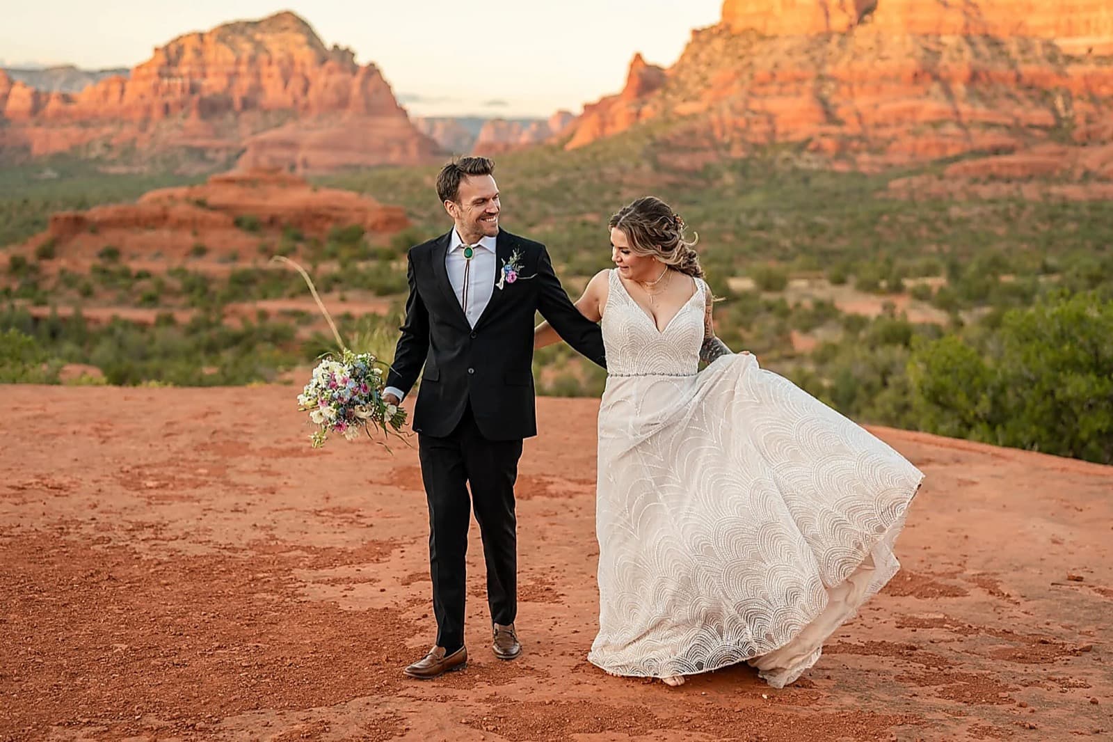 Baby Bell Rock elopement venue in Sedona — all-inclusive elopement packages by Elopements Inc.