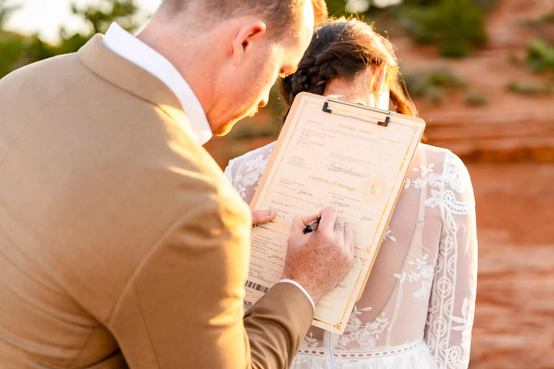 Secret Slick Rock elopement photo 1